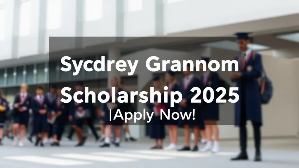 Sydney Grammar Scholarship 2025: Apply Now - Professional Swiss-style featured image | Truescho.com