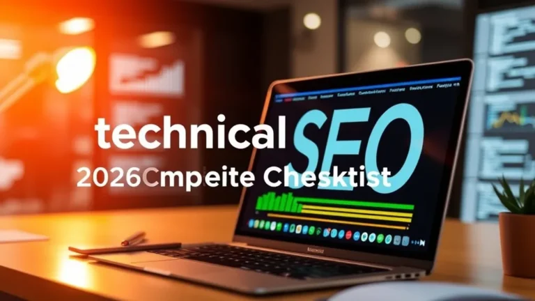 technical seo 2026: Complete Checklist - Professional Swiss-style featured image | Truescho.com