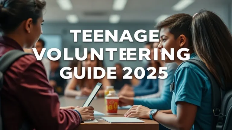 Teenage Volunteering Guide 2025 - Professional Swiss-style featured image | Truescho.com