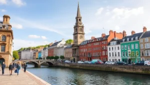 Top Cities in Ireland to Study English - Professional Swiss-style featured image | Truescho.com