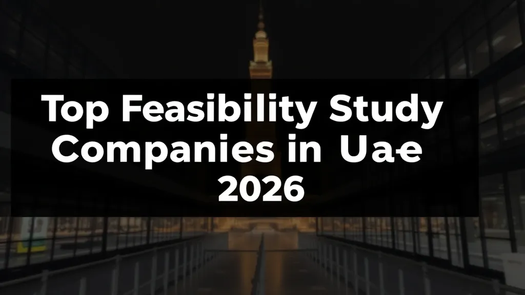 Top Feasibility Study Companies in UAE 2026 - Professional Swiss-style featured image | Truescho.com