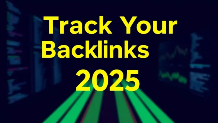 Track Your Backlinks 2025: System - Professional Swiss-style featured image | Truescho.com