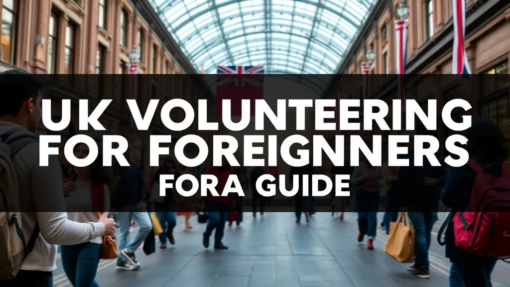 UK Volunteering for Foreigners: Visa Guide - Professional Swiss-style featured image | Truescho.com