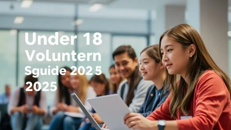 Under 18 Volunteering Guide 2025 - Professional Swiss-style featured image | Truescho.com