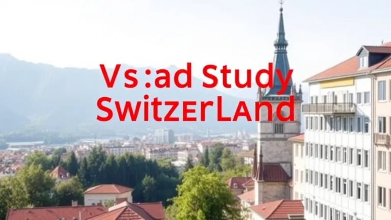 Visa Study Switzerland 2025: Requirements - Professional Swiss-style featured image | Truescho.com