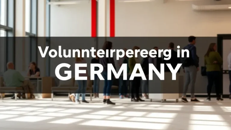 Volunteering in Germany Guide 2025 - Professional Swiss-style featured image | Truescho.com