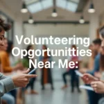 Volunteering Opportunities Near Me: Local Search - Professional Swiss-style featured image | Truescho.com