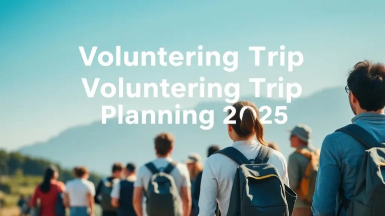 Volunteering Trip Planning 2025 - Professional Swiss-style featured image | Truescho.com