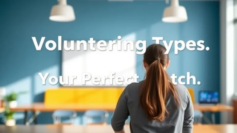 Volunteering Types: Find Your Perfect Match - Professional Swiss-style featured image | Truescho.com
