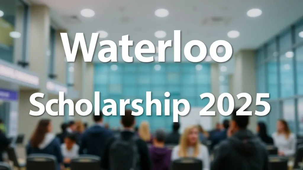 Waterloo Scholarship 2025: University Awards - Professional Swiss-style featured image | Truescho.com