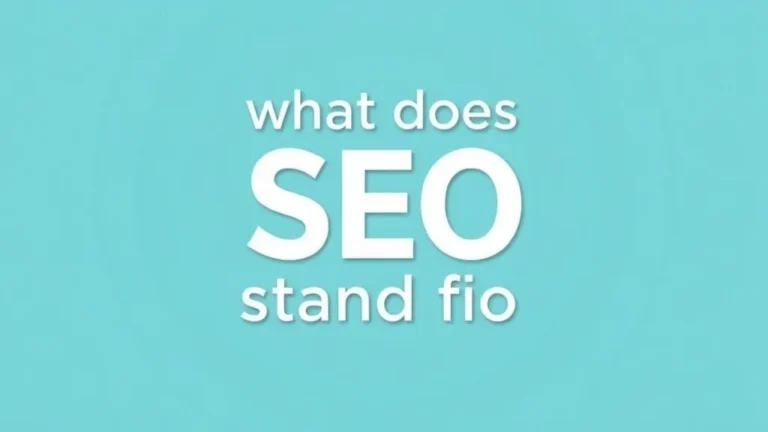 what does seo stand for? Definition 2026 - Professional Swiss-style featured image | Truescho.com