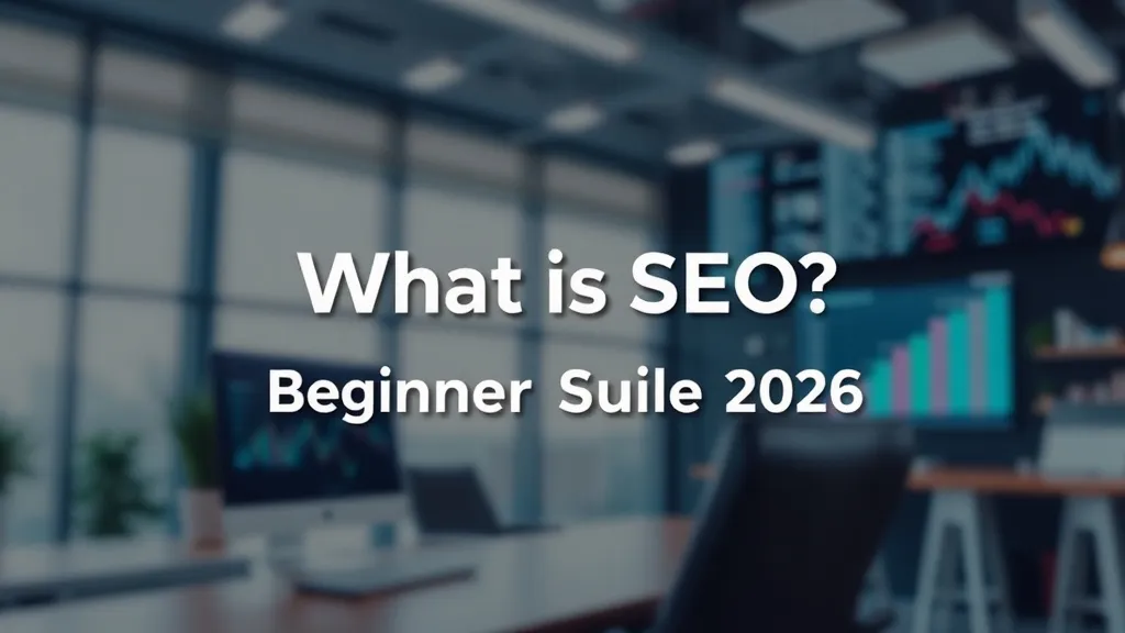 What Is SEO: Beginner's Guide 2026 - Professional Swiss-style featured image | Truescho.com
