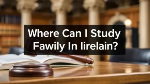 Where Can I Study Family Law in Ireland - Professional Swiss-style featured image | Truescho.com