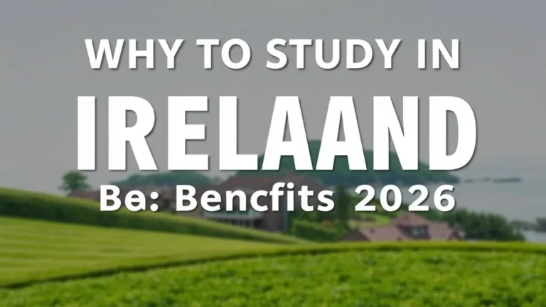 Why to Study in Ireland: Benefits 2026 - Professional Swiss-style featured image | Truescho.com
