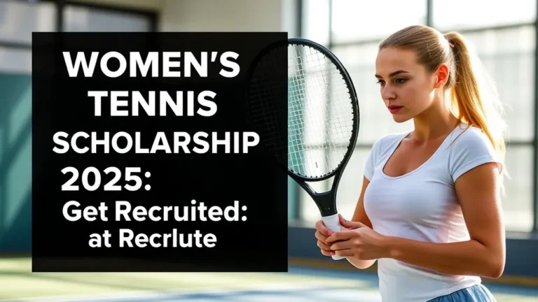 Women's Tennis Scholarship 2025: Get Recruited - Professional Swiss-style featured image | Truescho.com