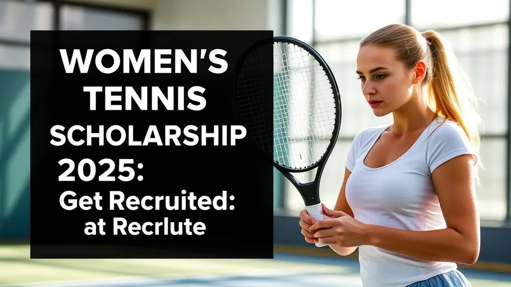 Women's Tennis Scholarship 2025: Get Recruited - Professional Swiss-style featured image | Truescho.com