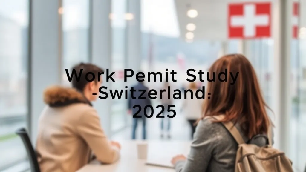 Work Permit Study Switzerland 2025 - Professional Swiss-style featured image | Truescho.com