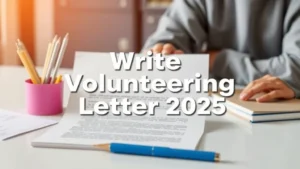 Write Volunteering Letter 2025 - Professional Swiss-style featured image | Truescho.com