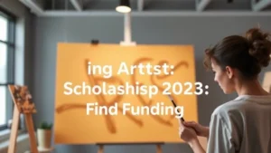 Young Artists Scholarship 2025: Find Funding - Professional Swiss-style featured image | Truescho.com