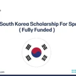 AYFN Winter Korean Culture Camp Scholarship Spring 2026 fully funded program banner with South Korean flag