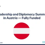 Leadership and Diplomacy Summit 2026 in Austria – Fully Funded International Youth Conference with Austrian flag.