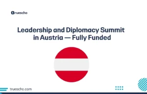 Leadership and Diplomacy Summit 2026 in Austria – Fully Funded International Youth Conference with Austrian flag.