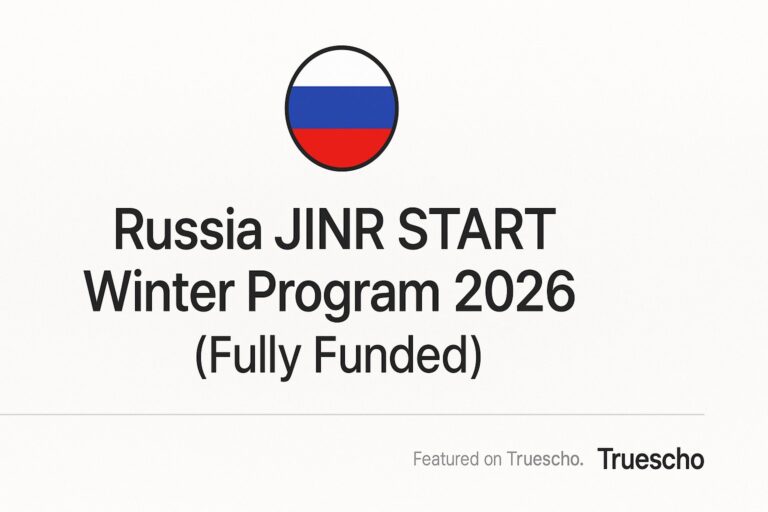 Russia JINR START Winter Program 2026 ( Fully Funded )