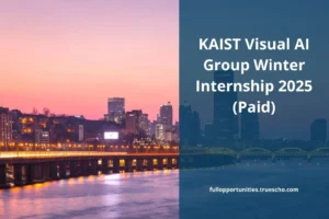 KAIST Visual AI Group Winter Internship 2025 (Paid)